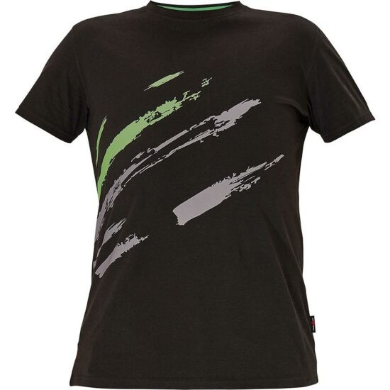 Tričko MAAS černá/zelená 3XL
