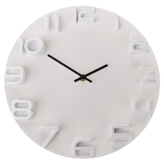 Plastové nástěnné hodiny PLO032 30.5x30.5x4.2 cm