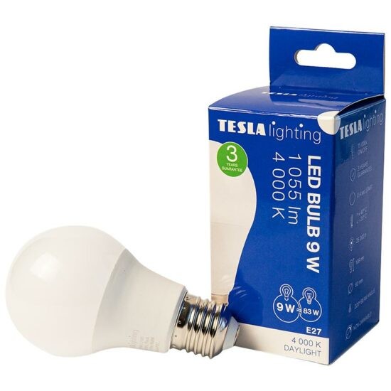 LED žárovka Bulb 9W E27 4000K