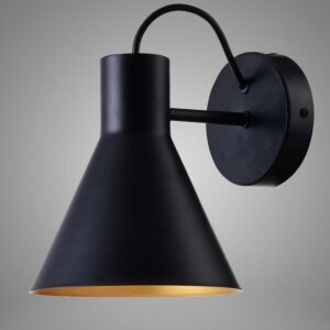 More nástěnná lampa 1x40w E27 černá mat