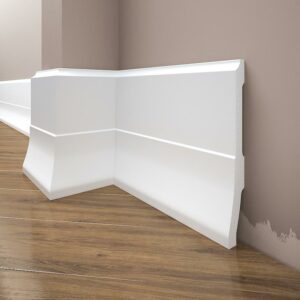 Podlahová lišta Elegance LPC-35-101 bílá mat