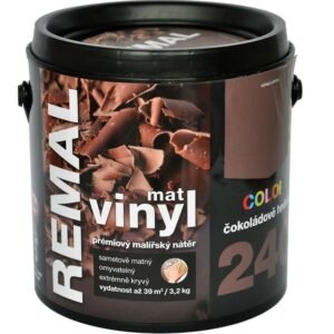 Remal Vinyl Color mat čokoládově hnědá 3